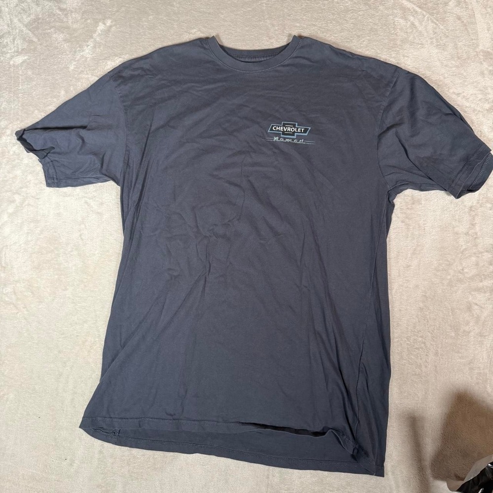Newport Blue Chevrolet Nomad Tri-Five Graphic T-Shirt Mens XXL Navy Automotive